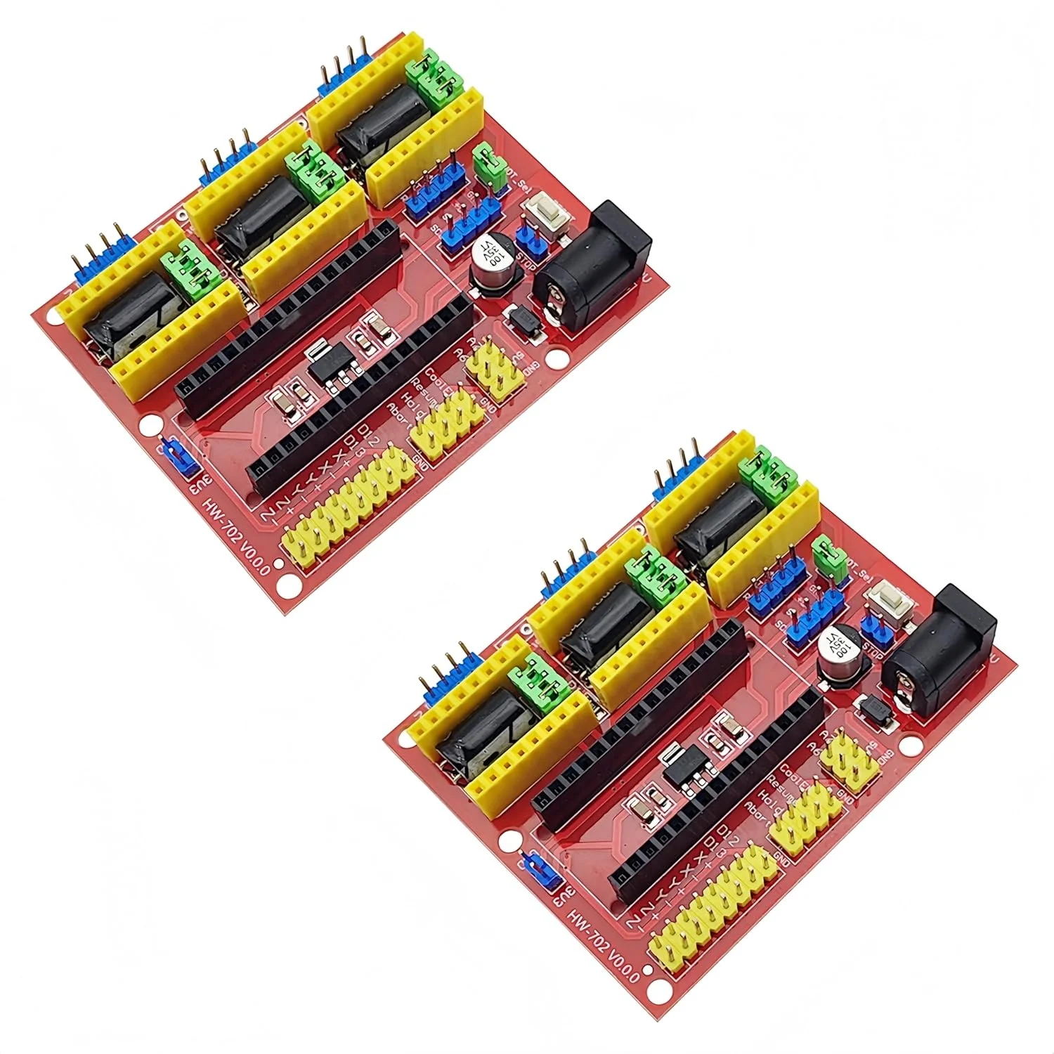 برد توسعه دستگاه حکاکی CNC Shield V4 V4.0 برای پرینتر سه بعدی درایور موتور پله ای A4988 (2 عدد)