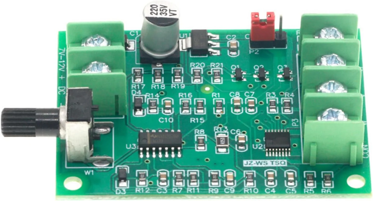 برد درایور موتور براشلس 7V-12V، برد کنترل سرعت، ماژول کنترلر موتور برای موتور هارد درایو
