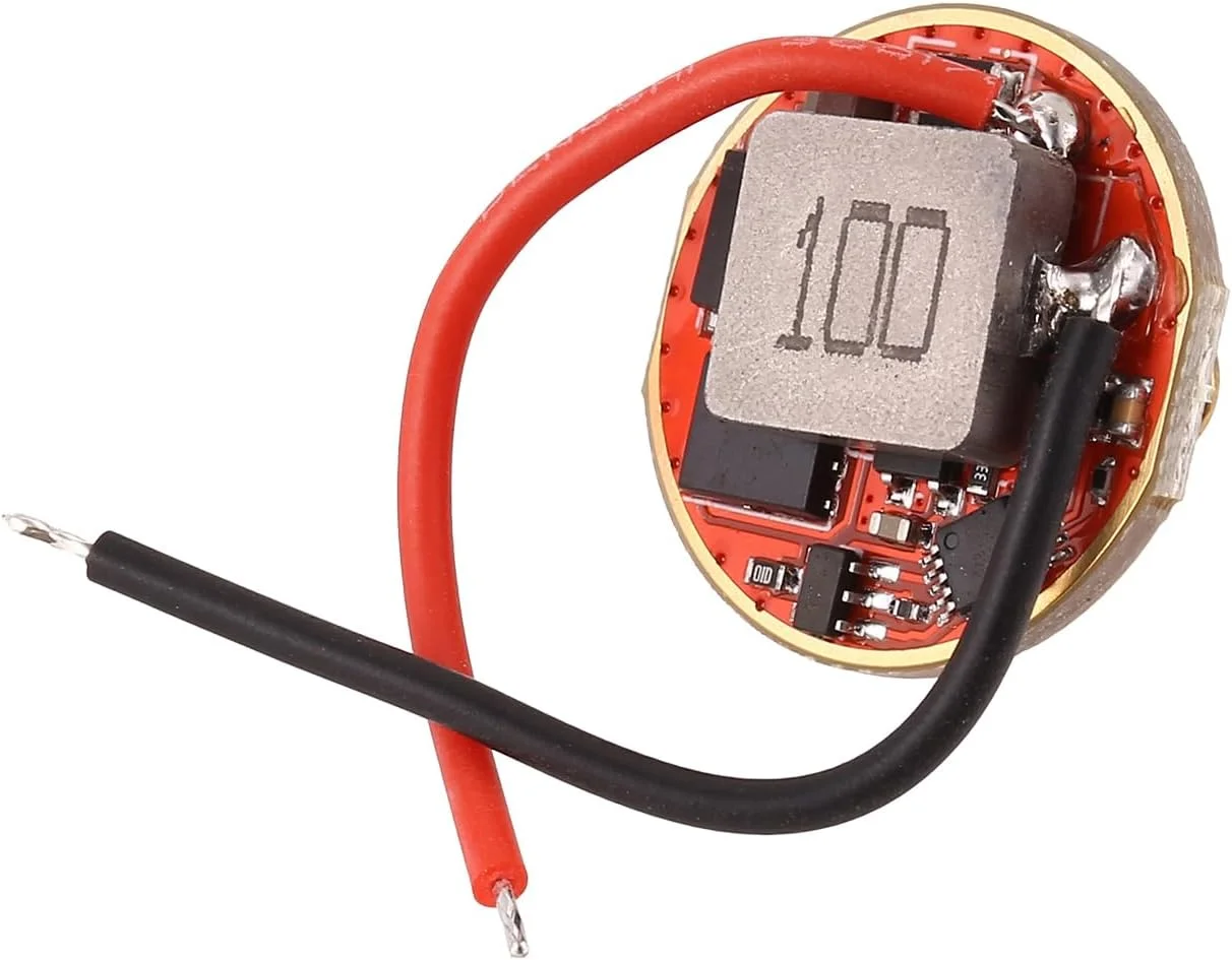 ماژول برد درایور LED XHP70 6V 5A برد درایور جریان ثابت 22 میلی متر ولتاژ ورودی 6-12.6 ولت لوازم جانبی چراغ قوه