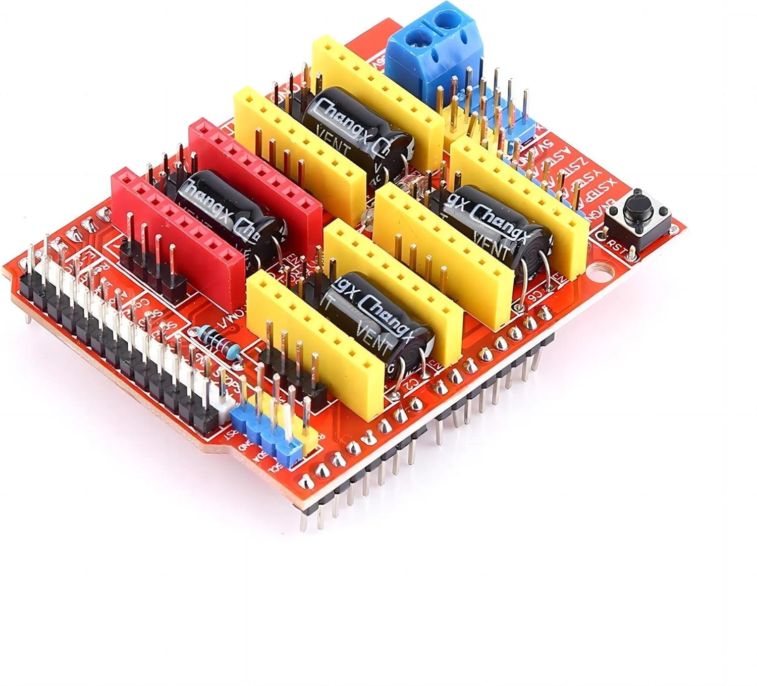 برد توسعه دستگاه حکاکی CNC Shield V3 مدل WWZMDiB، برد توسعه درایور A4988 برای پرینتر سه بعدی آردوینو CNC A4988