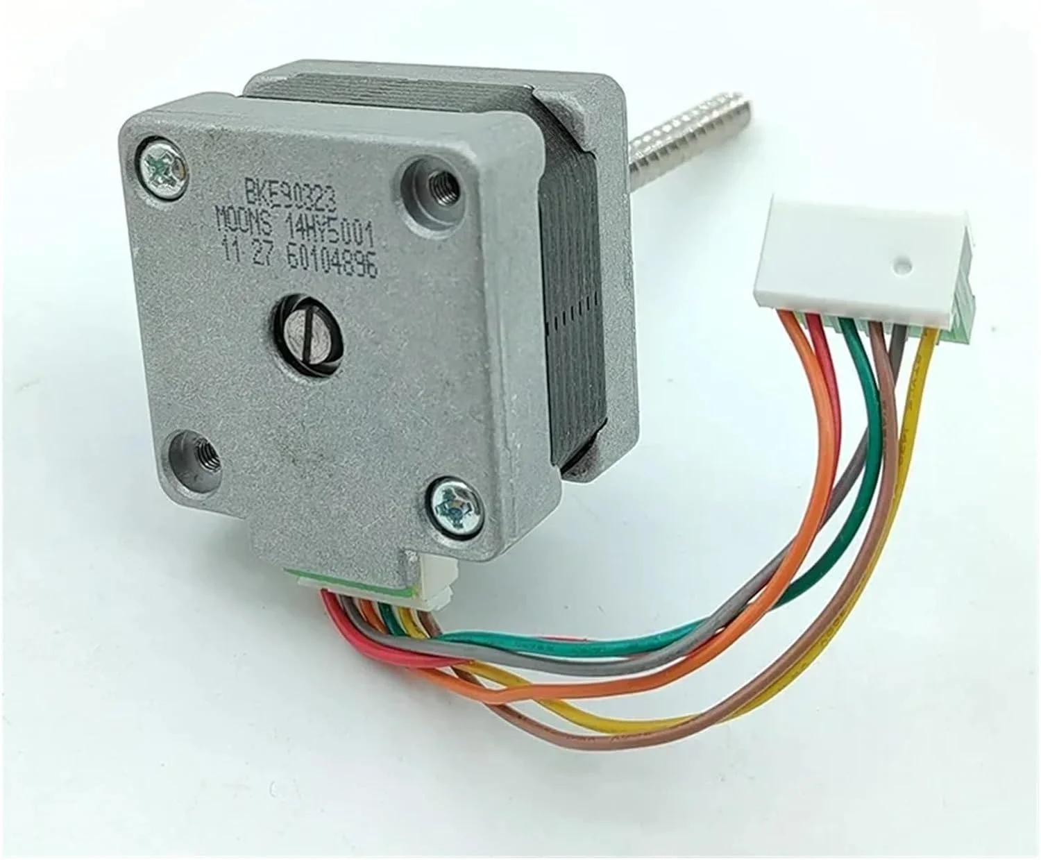 استپر الکترونیکی NEMA14 35MM، 1.8 درجه، 2 فاز، 4 سیم، استپر الکترونیکی، بلبرینگ دوتایی، شفت پیچی بلند 5 میلی متری، مناسب پرینتر سه بعدی DIY برند MAYAIYIN استپر الکترونیکی NEMA14 35MM، 1.8 درجه، 2 فاز، 4 سیم، استپر الکترونیکی، بلبرینگ دوتایی، شفت پیچی بلند 5 میلی متری، مناسب پرینتر سه بعدی DIY برند MAYAIYIN