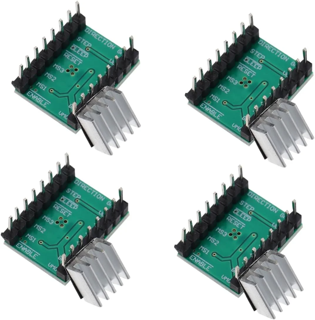 ۴ عدد ماژول استپر بی‌صدا برای پرینترها، کنترل با راندمان بالا، حرارتی و طراحی کم صدا