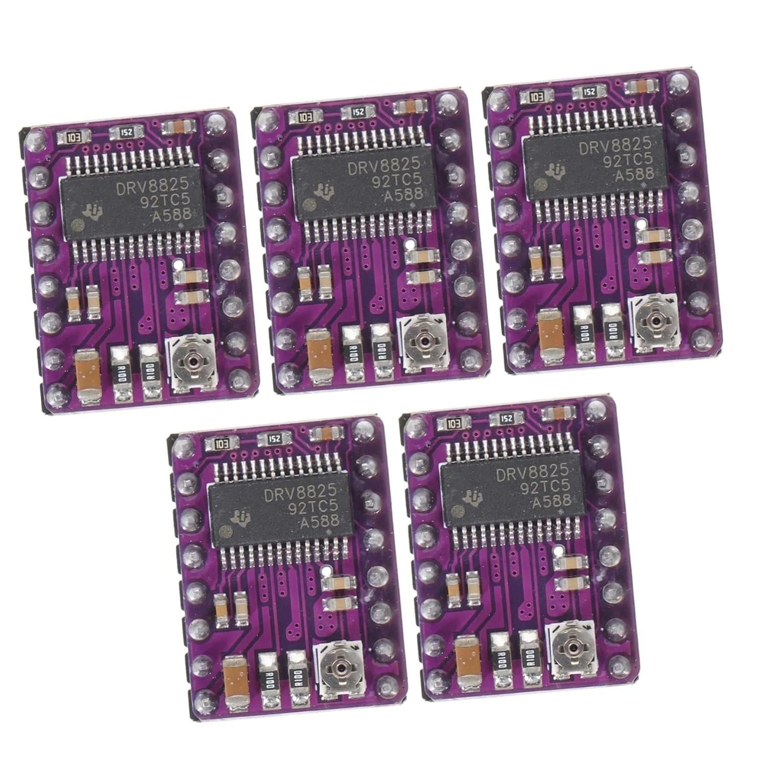 ماژول درایور موتور پله ای با هیت سینک، لوازم جانبی پرینتر سه بعدی، نصب آسان، مناسب برای پروژه های DIY