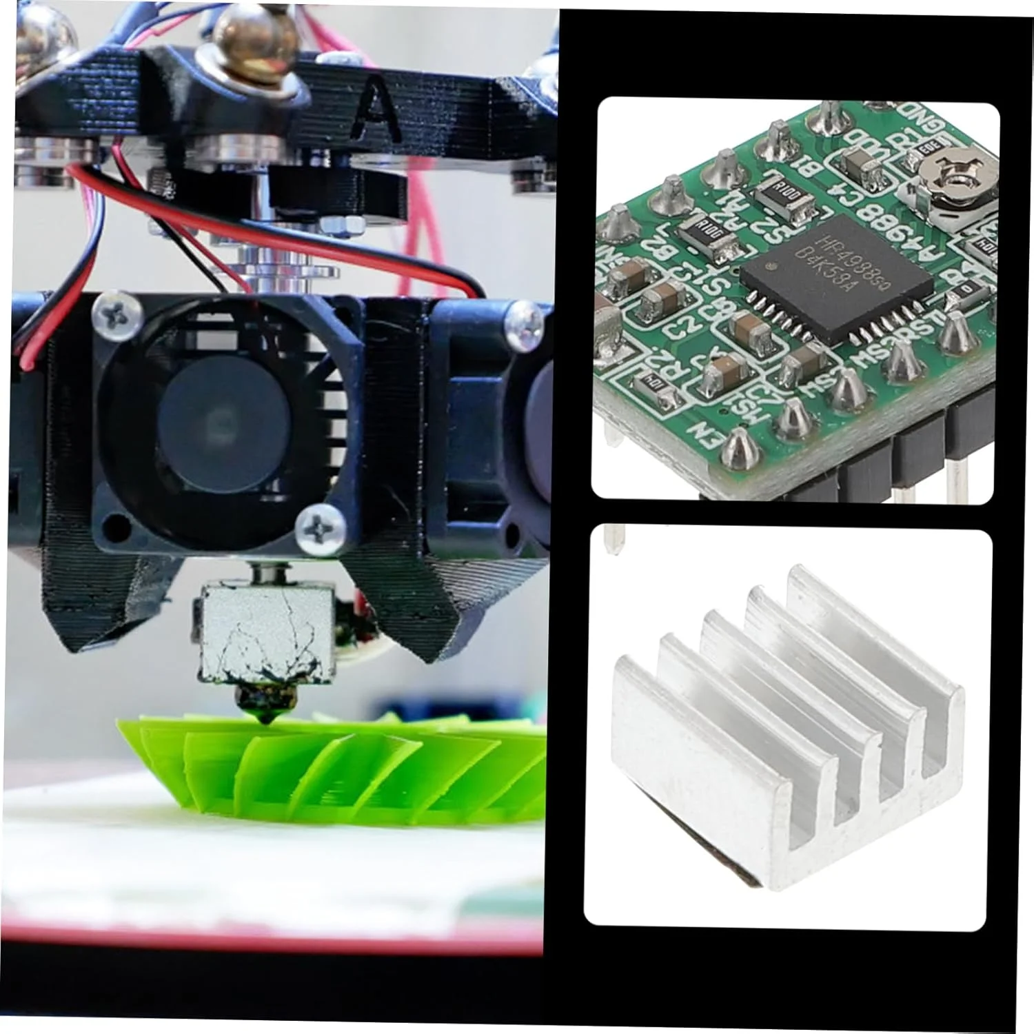 وییمون، 5 عدد ماژول استپر با هیت سینک، رزولوشن برای پرینترها، حالت های کامل، رابط مدار وییمون، 5 عدد ماژول استپر با هیت سینک، رزولوشن برای پرینترها، حالت های کامل، رابط مدار