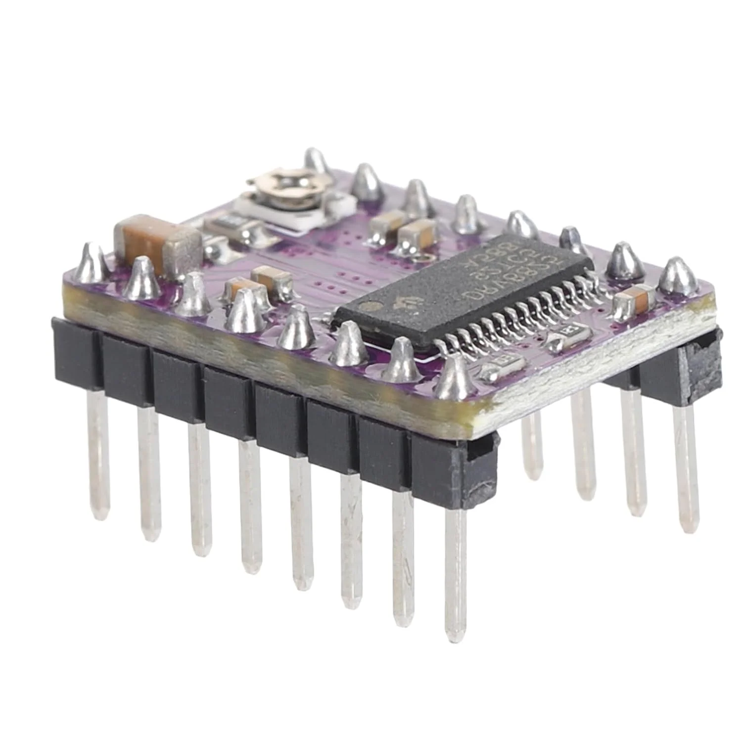 ماژول درایور استپر Veemoon با هیت سینک برای پرینترها سازگار با رمپ برای کاربردهای کنترل الکترونیکی و مکانیکی