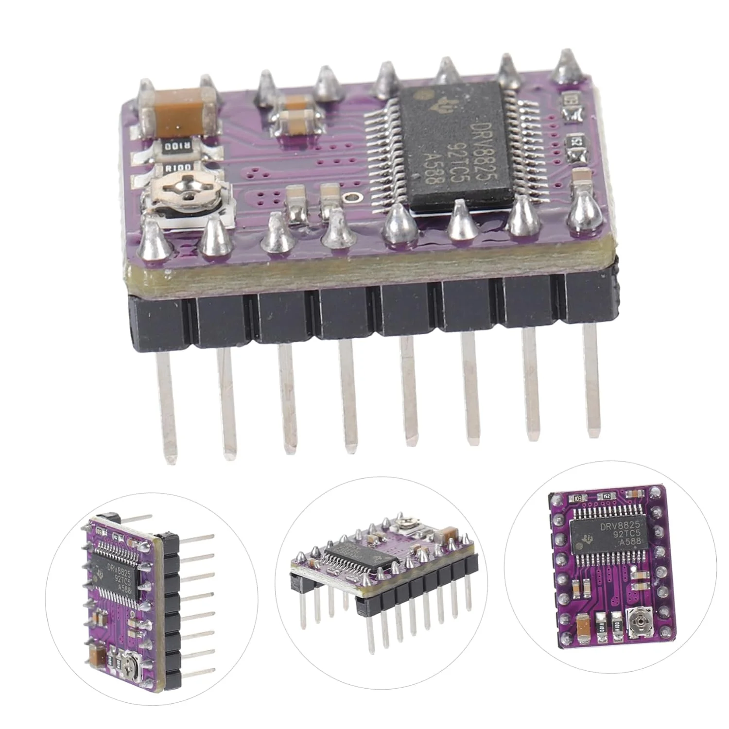 ماژول درایور موتور پله ای با هیت سینک، لوازم جانبی پرینتر سه بعدی، نصب آسان، مناسب برای پروژه های DIY