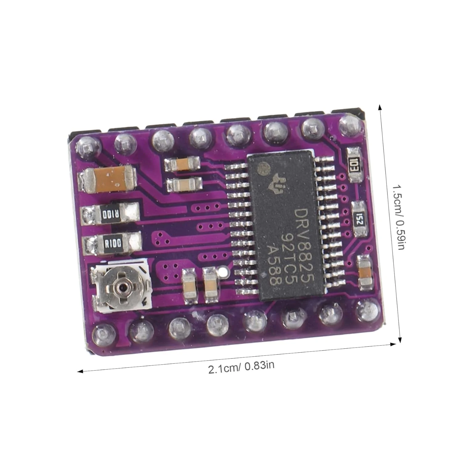 ماژول درایور استپر Veemoon با هیت سینک برای پرینترها سازگار با رمپ برای کاربردهای کنترل الکترونیکی و مکانیکی