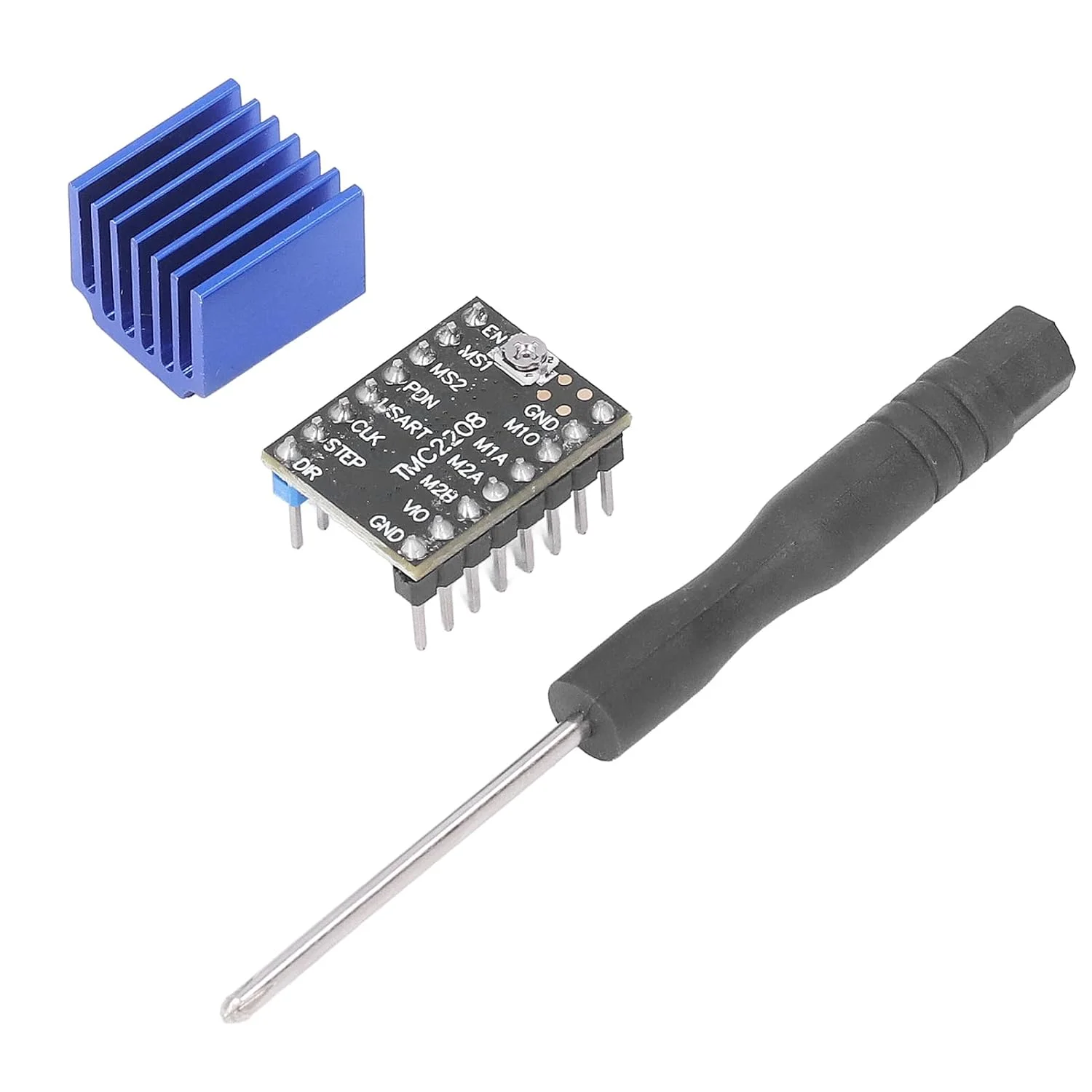ماژول درایور موتور پله ای V2.0 TMC2208: کنترلر موتور فوق العاده بی صدا برای پرینترهای سه بعدی، ایده آل برای جایگزینی درایورهای اصلی