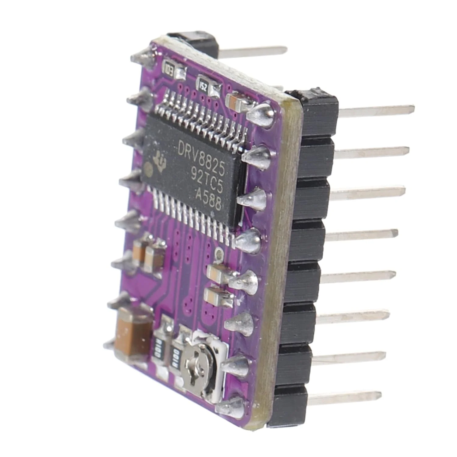 ماژول درایور موتور پله ای Unomor مدل هیت سینک، ماژول درایور موتور پرینتر سه بعدی، قطعه موتور پله ای پرینتر، درایور موتور پله ای الکترونیکی