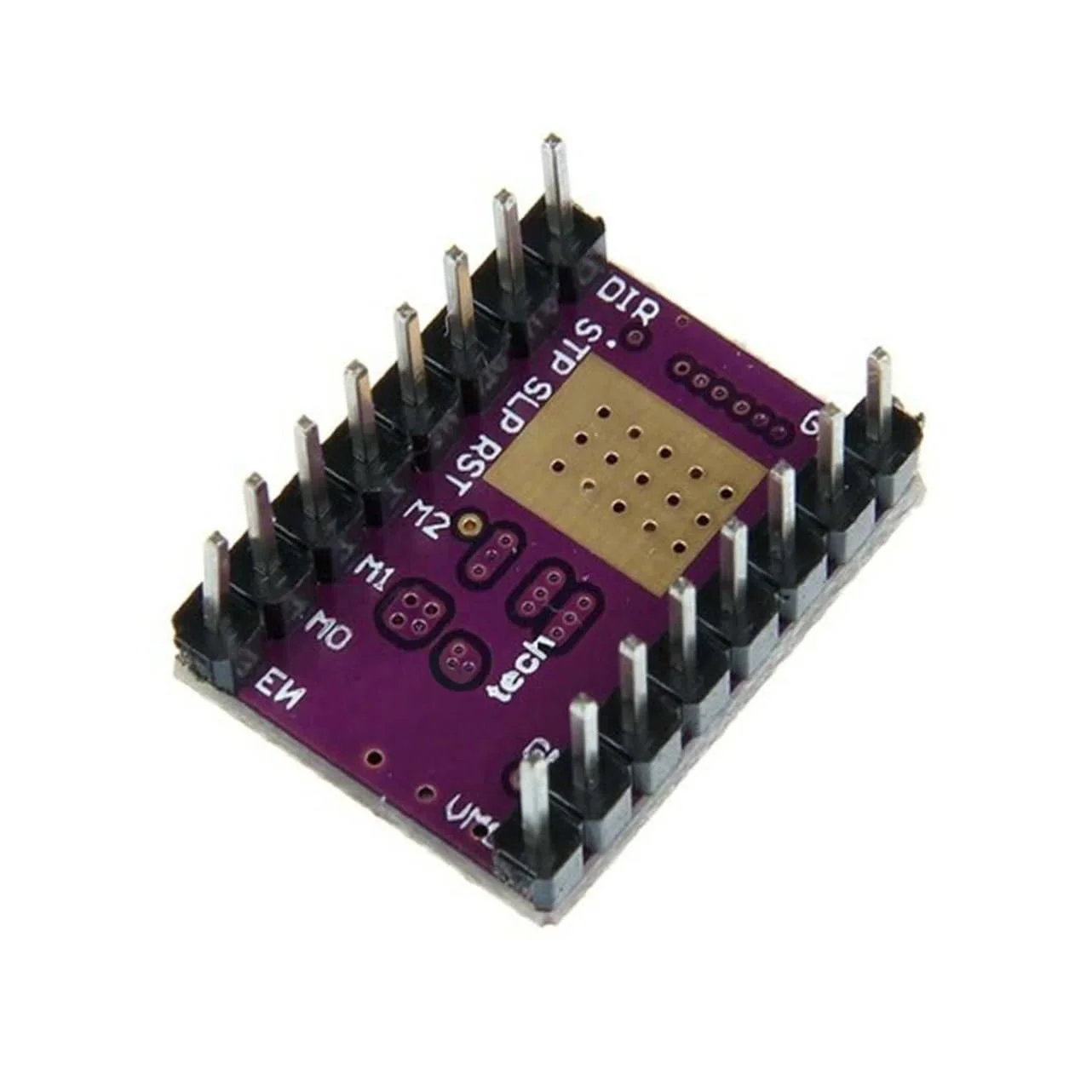 5 عدد ماژول درایور موتور پله ای برای برد کنترل پرینتر با PCB سرعت برای اتلاف حرارت بیشتر سازگار با سیستم های Reprap و Ramps