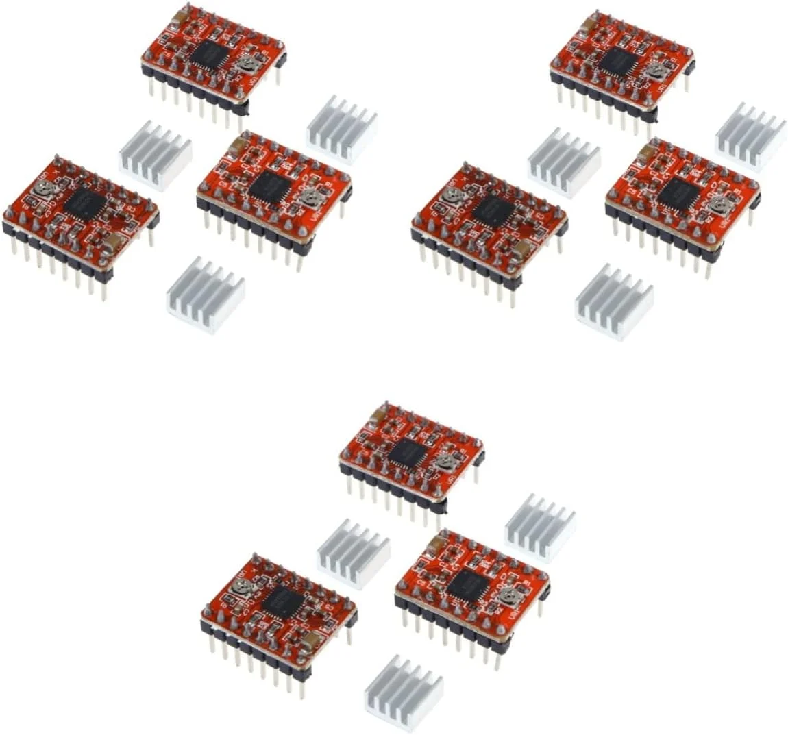 ماژول برد درایور موتور پله ای 9 عددی هیت سینک درایور موتور پله ای برای پرینتر