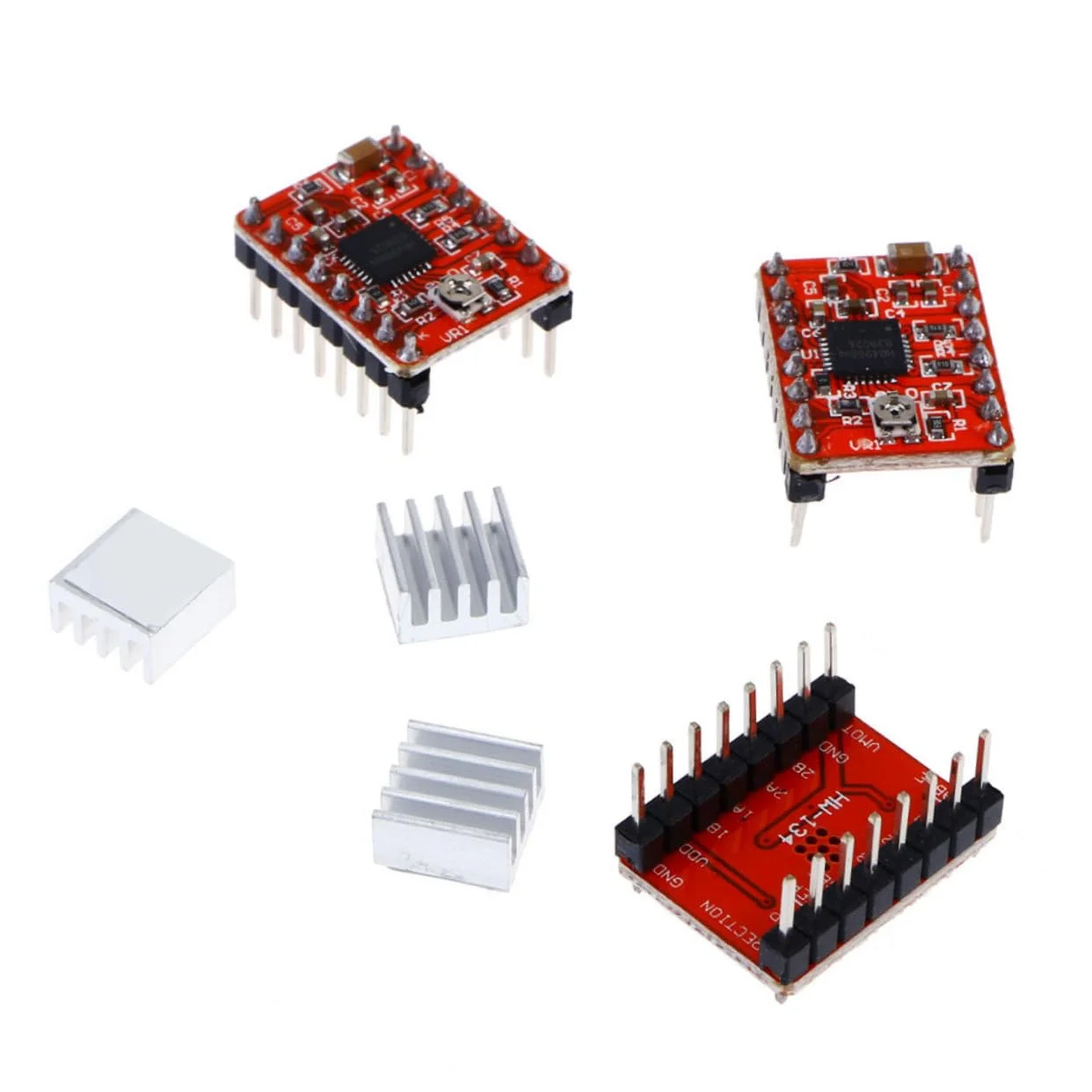 10 عدد ماژول درایور موتور پله ای هیت سینک کنترل درایو موتور برای چاپگر 10 عدد ماژول درایور موتور پله ای هیت سینک کنترل درایو موتور برای چاپگر