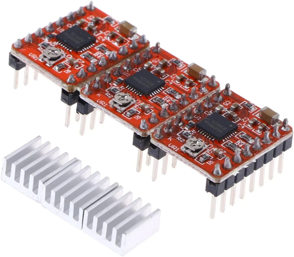 ماژول برد درایور موتور پله ای 9 عددی هیت سینک درایور موتور پله ای برای پرینتر