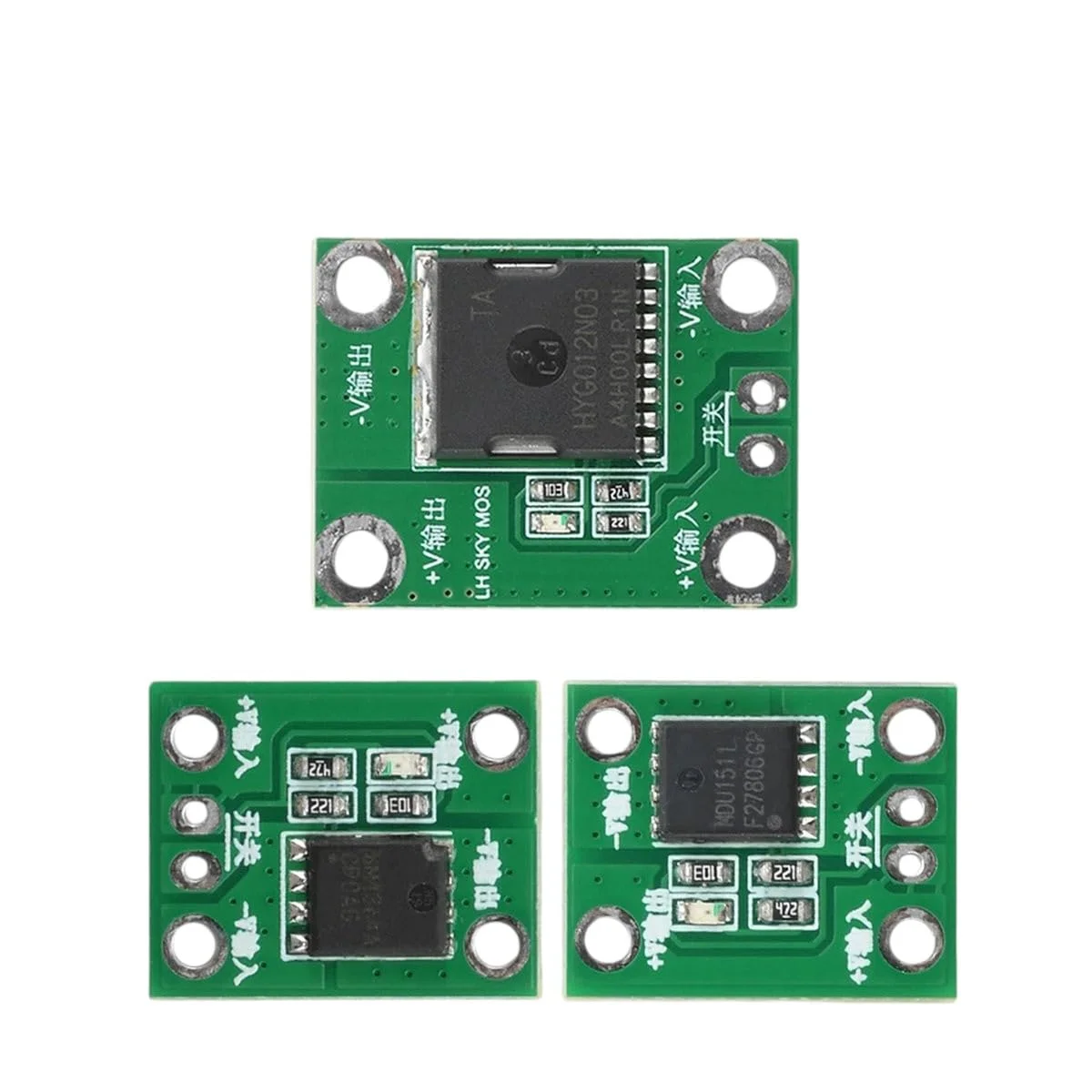 ماژول درایور سوئیچ ماسفت قدرت بالا 20A 50A 100A، تنظیم کننده تیوب اثر میدانی، کنترل سوئیچ الکترونیکی DC5-26V