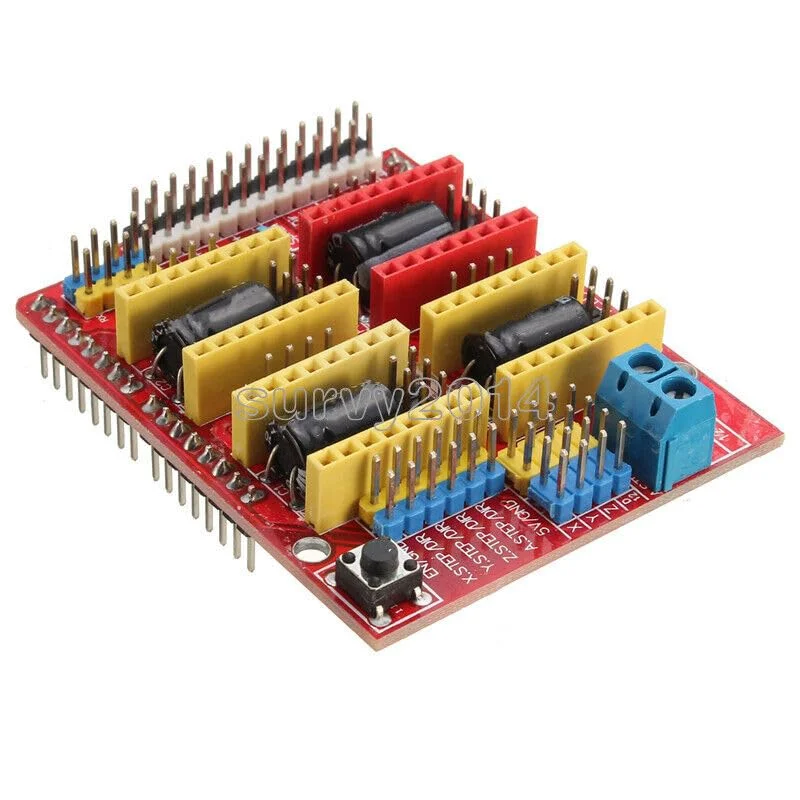 قطعه ابزار Trucgarden برای 2 عدد V3 حکاکی A4988 درایور برد توسعه شیلد CNC پرینتر سه بعدی