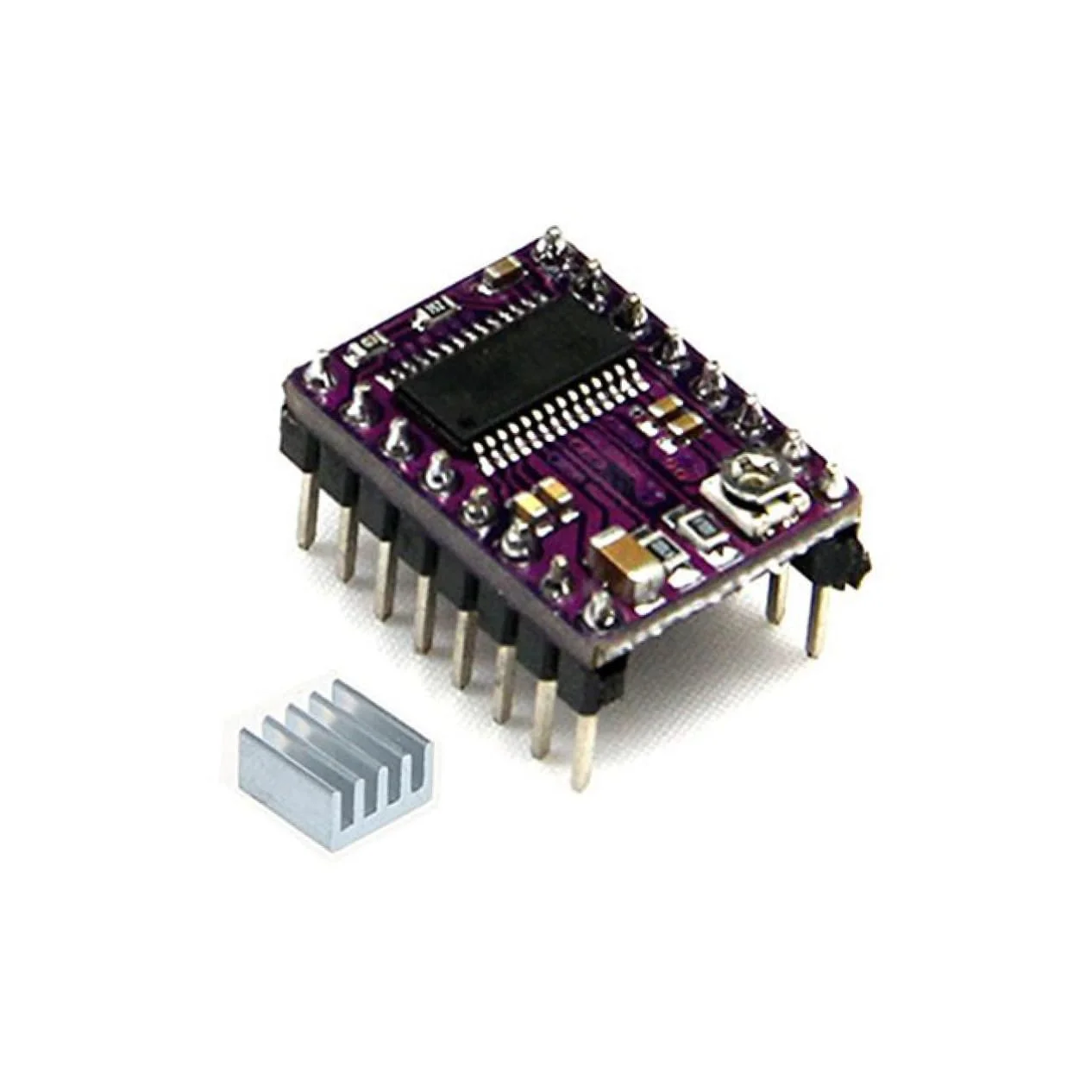 5 عدد درایور موتور پله ای PCB هیت سینک ماژول درایور پرینتر رابط کاربری ساده