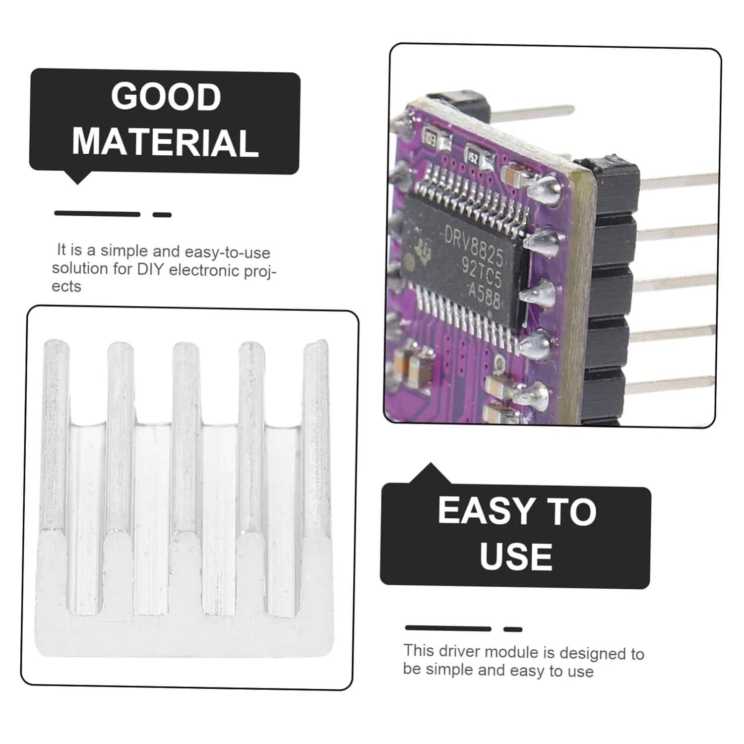 ارتقا عملکرد پرینتر سه بعدی شما با ماژول درایور موتور پله ای به همراه هیت سینک، سازگار با 1.4