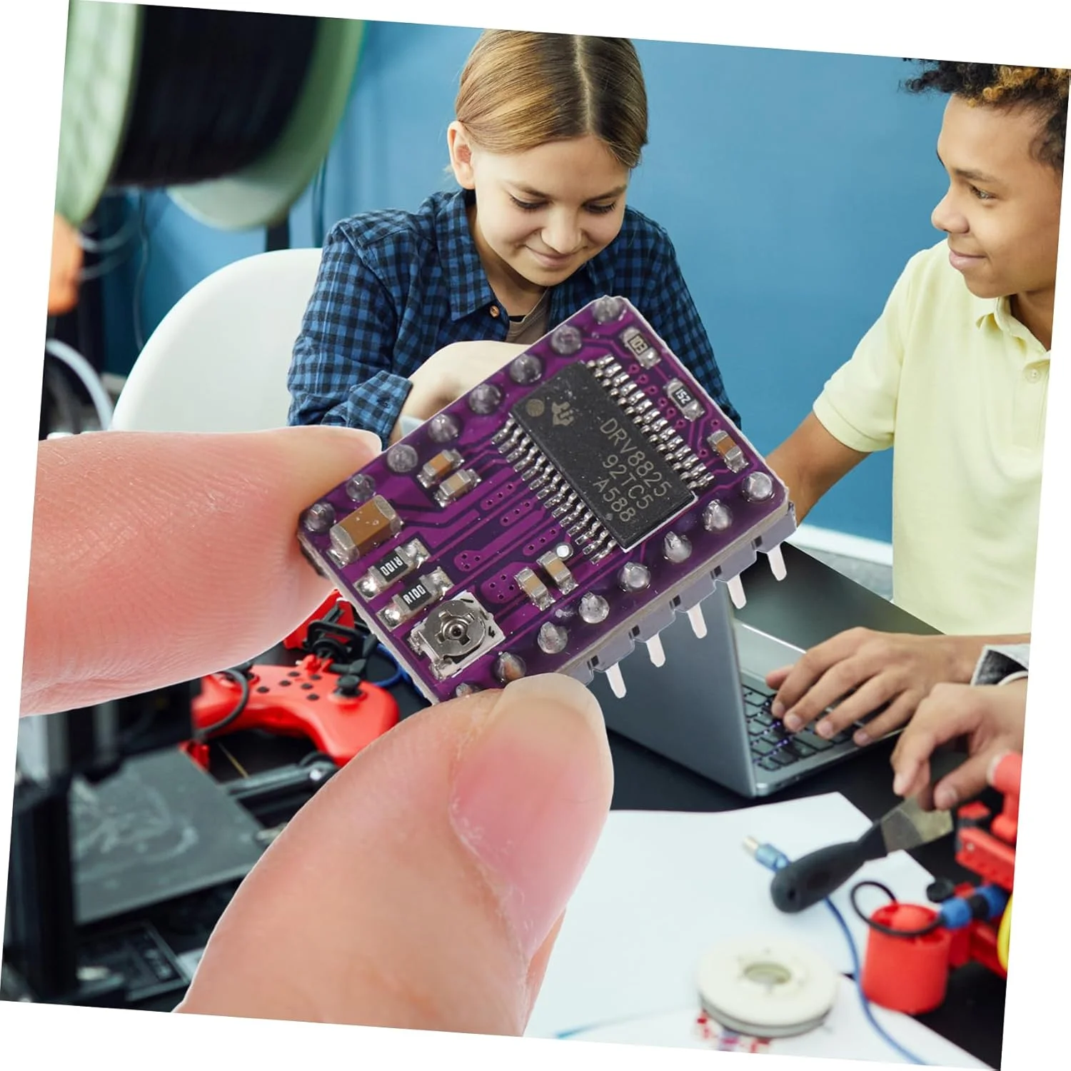 ماژول درایور موتور پله ای با هیت سینک برای پرینترها، درایور موتور پله ای با هیت سینک، کنترل دقیق