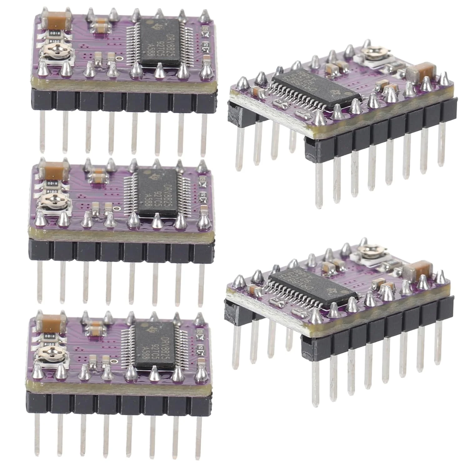 درایور موتور پله ای سازگار با چیپ با عملکرد بالا و هیت سینک برای قطعات پرینتر سه بعدی