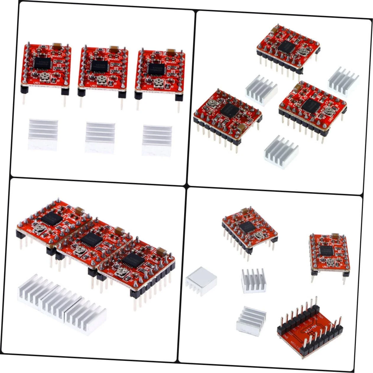 5 عدد هیت سینک ماژول استپر برای کنترل پرینترها، رزولوشن های استپ، رابط کاربری ساده، کنترل هوشمند برش 5 عدد هیت سینک ماژول استپر برای کنترل پرینترها، رزولوشن های استپ، رابط کاربری ساده، کنترل هوشمند برش
