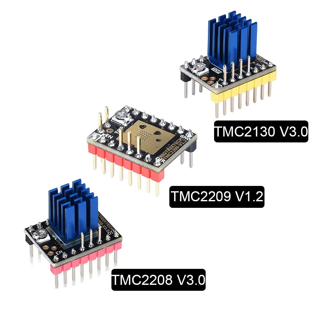 لوازم جانبی و قطعات پرینتر سه بعدی Lysee - درایور موتور پله ای TMC2208 TMC2209 TMC2130 TMC2100، درایور Stepstick، قطعات پرینتر سه بعدی SKR V1.4 SKR V1.3 Pro Ramps 1.6 MKS GEN L - (اندازه: 2 عدد، رنگ: TMC2100)