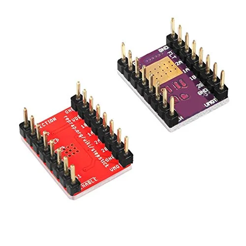 قطعات و لوازم جانبی پرینتر سه بعدی Lysee - درایور موتور پله ای A4988 DRV8825 با هیت سینک قطعات پرینتر سه بعدی StepStick Carrier Reprap RAMPS 1.4 1.5 1.6 MKS GEN V1.4 Board - (رنگ: DRV8825 بنفش)