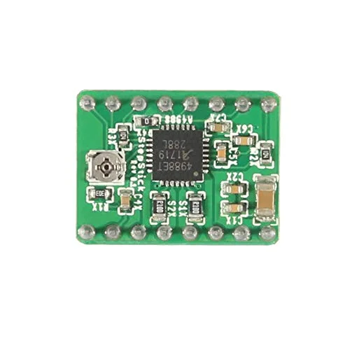قطعات و لوازم جانبی پرینتر سه بعدی Lysee - ماژول درایور موتور پله ای A4988 با هیت سینک Stepstick برای قطعات پرینتر سه بعدی لوازم جانبی RepRap - (رنگ: قرمز)