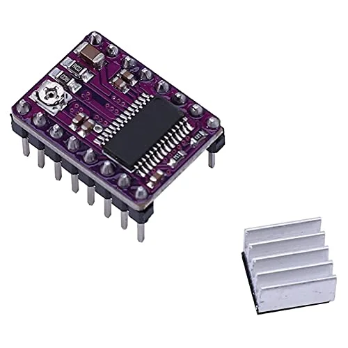 قطعات و لوازم جانبی پرینتر سه بعدی Lysee - درایور موتور پله ای Stepstick Drv8825، 10 عدد، برد PCB جایگزین A4988، قطعات پرینتر سه بعدی برای SKR V1.3 PRO MKS GEN - (رنگ: بنفش)