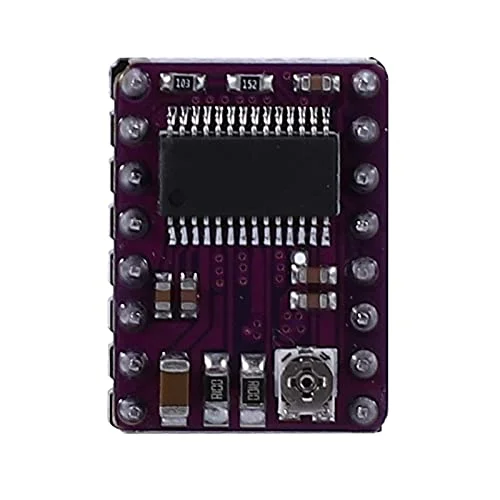 قطعات و لوازم جانبی پرینتر سه بعدی Lysee - درایور موتور پله ای Stepstick Drv8825، 10 عدد، برد PCB جایگزین A4988، قطعات پرینتر سه بعدی برای SKR V1.3 PRO MKS GEN - (رنگ: بنفش)