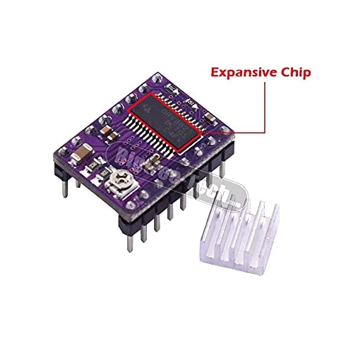 10 عدد درایور موتور پله ای StepStick DRV8825 برای پرینتر سه بعدی Reprap با برد مدار چاپی 4 لایه جایگزین A4988