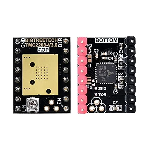 قطعات و لوازم جانبی پرینتر سه بعدی - درایور استپ استیک موتور پله ای TMC2208 V3.0 UART مناسب برای قطعات پرینتر سه بعدی SKR MKS GEN Ramps 1.4