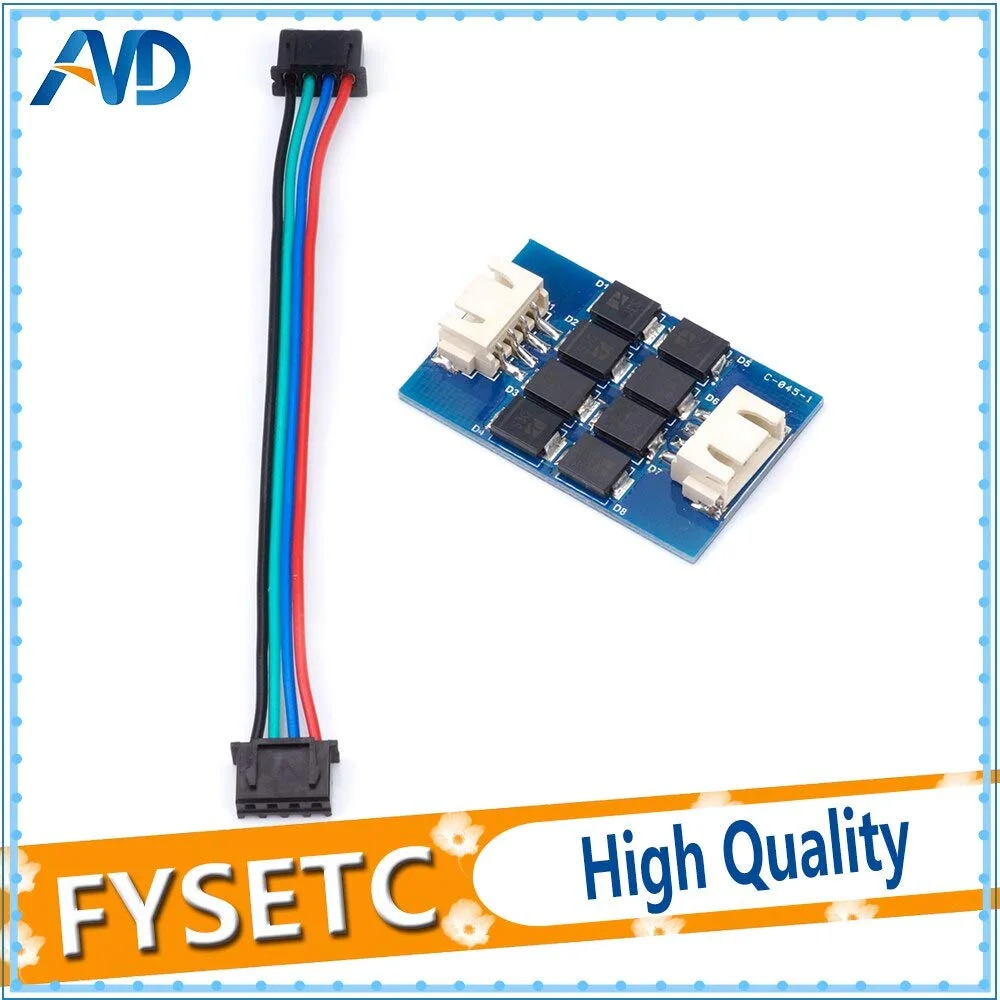 قطعات و لوازم جانبی پرینتر سه بعدی Lysee - 4 عدد ماژول افزودنی TL-Smoother Plus Motor-Smoother- V2 برای درایورهای موتور پرینتر سه بعدی Motor Driver Terminator MK8 I3