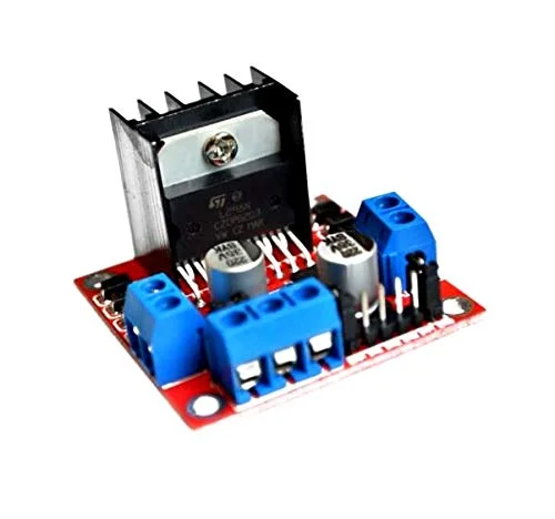 ماژول درایور موتور L298N، برد کنترلر درایو موتور پله ای DC پل H دوگانه جدید