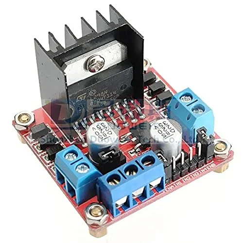 قطعات و لوازم جانبی پرینتر سه بعدی Lysee - 1 عدد ماژول درایور موتور استپر DC پل H دوگانه جدید L298N - (رنگ: قرمز)