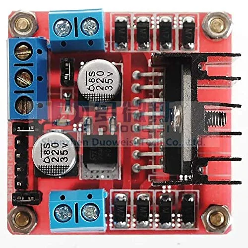 قطعات و لوازم جانبی پرینتر سه بعدی Lysee - 1 عدد ماژول درایور موتور استپر DC پل H دوگانه جدید L298N - (رنگ: قرمز)