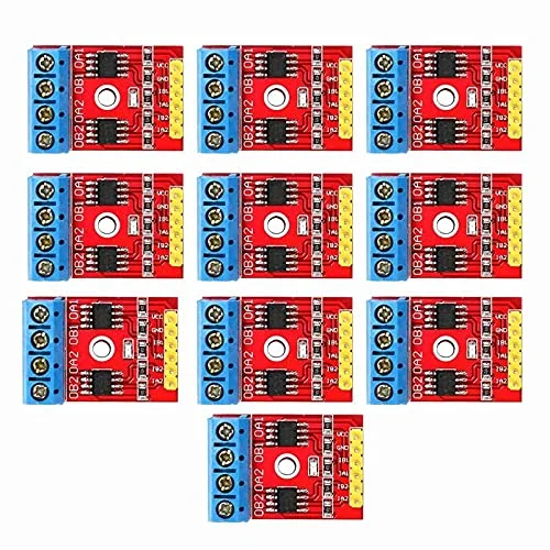 ماژول درایور موتور L9110S DC/استپر موتور مدل H Bridge - بسته 10 عددی (رنگ: قرمز)