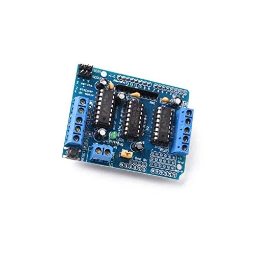 قطعات و لوازم جانبی پرینتر سه بعدی Lysee - برد توسعه درایور موتور پله ای 4 کاناله L293D، ماژول سپر کنترل درایو موتور 4.5-36 ولت DC برای Mega2560
