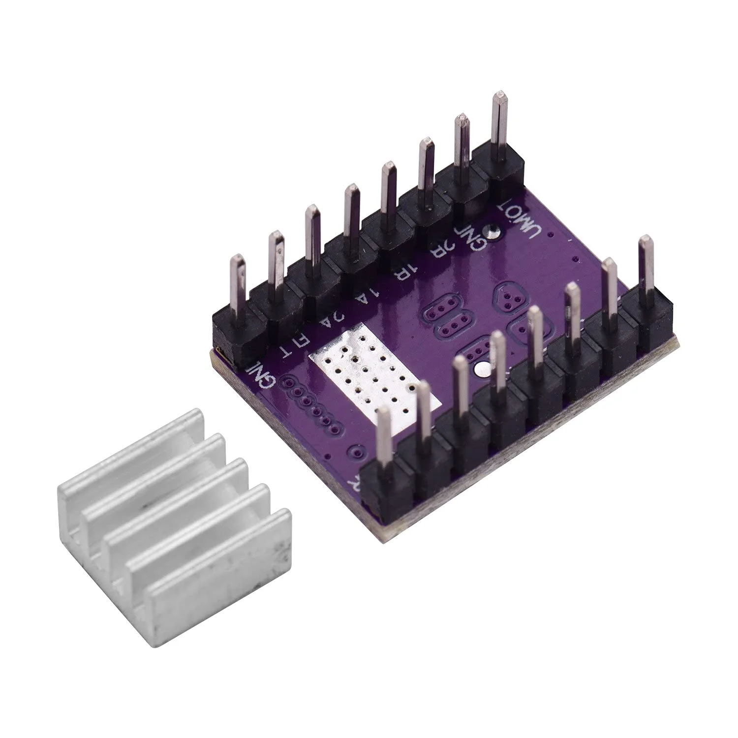 قطعات و لوازم جانبی پرینتر سه بعدی Lysee - 5 عدد ماژول درایور DRV8825 ماژول درایور موتور پله ای با هیت سینک برای ماژول درایور Reprap پرینتر سه بعدی