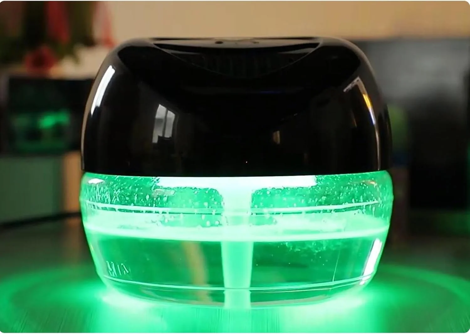 دستگاه تصفیه هوا، خوشبو کننده هوا و پخش کننده رایحه برای خانه و محل کار، تصفیه کننده هوا با چراغ خواب (مشکی)