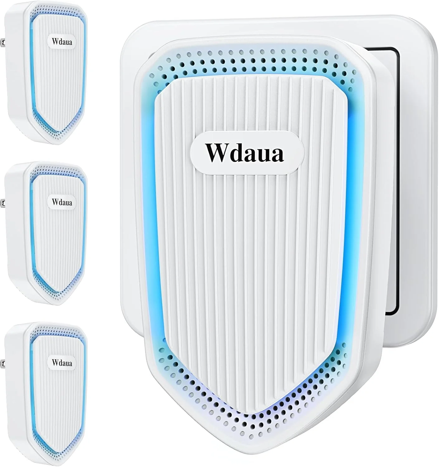 دستگاه تصفیه هوا مدل پلاگین، بسته 4 عددی، یونیزه کننده هوا با یون منفی برای خانه، اتاق خواب، دفتر، زیرزمین، آشپزخانه، خوشبو کننده هوا، کاهش دهنده بو، حیوانات خانگی، بوی دود (4 عدد)