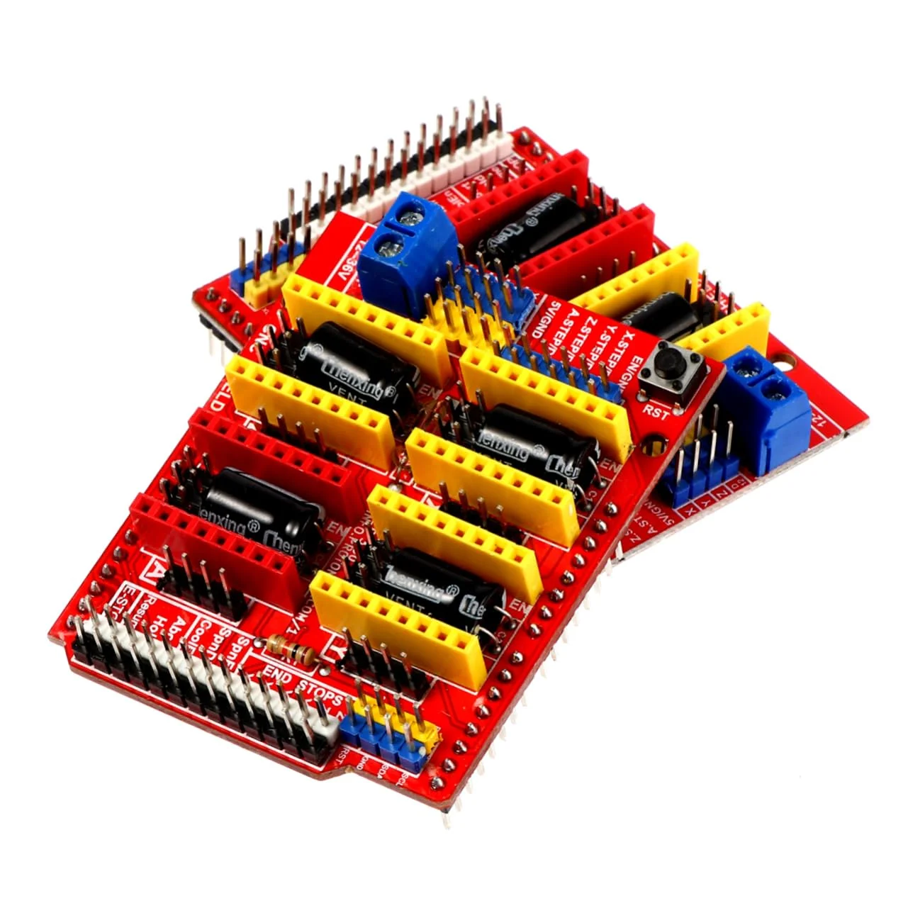 برد درایور موتور پله ای GLEAVI، 2 عددی، برای چاپگرها و دستگاه های حکاکی CNC، بردهای توسعه با حفاظت در برابر جریان اضافی، اتصال آسان برای موتورهای پله ای، تشخیص حالت میرایی خودکار