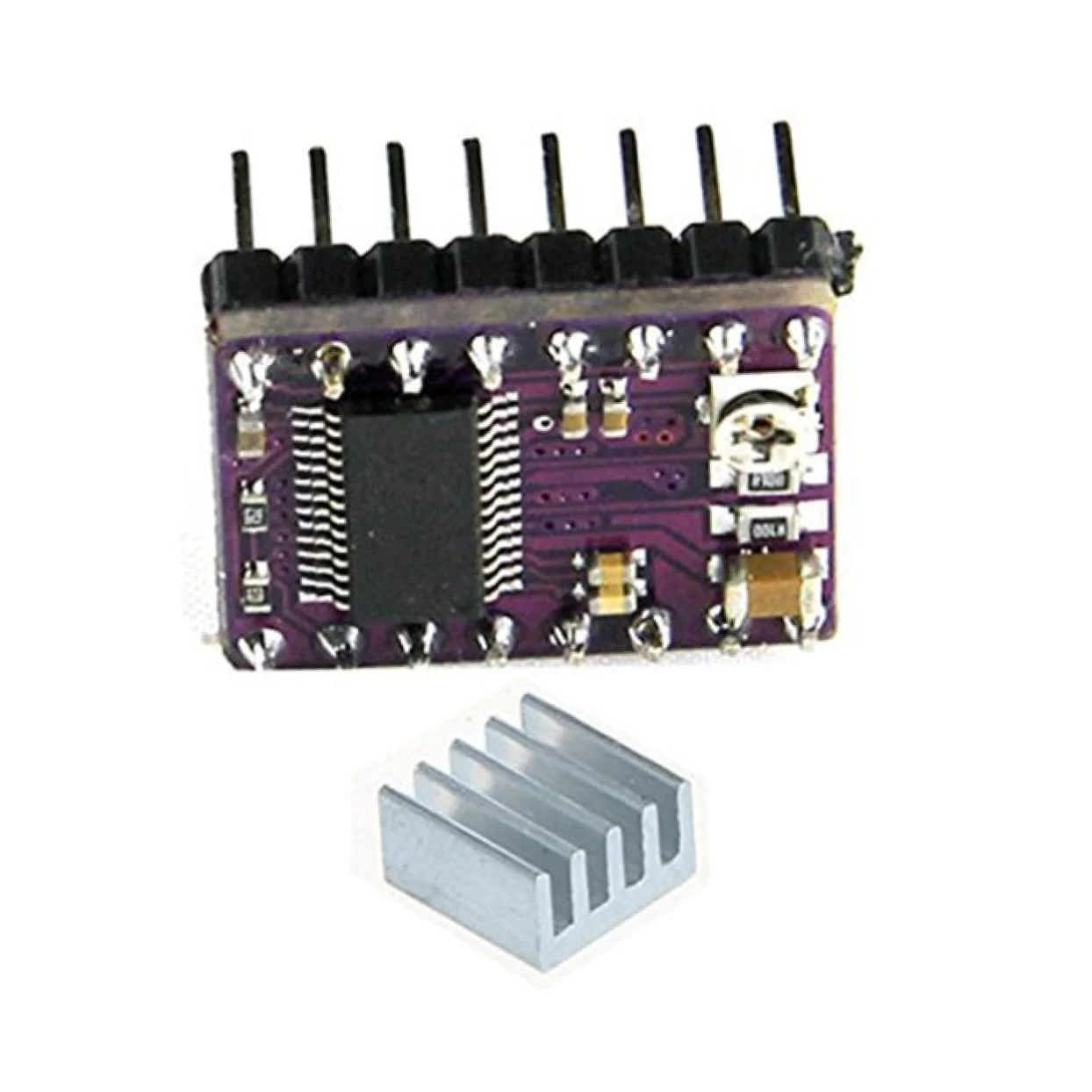 ماژول درایور موتور پله ای GLEAVI، محافظت در برابر دمای بیش از حد، سازگار با پرینتر PCB Reprap، بسته 5 عددی ماژول درایور موتور پله ای GLEAVI، محافظت در برابر دمای بیش از حد، سازگار با پرینتر PCB Reprap، بسته 5 عددی