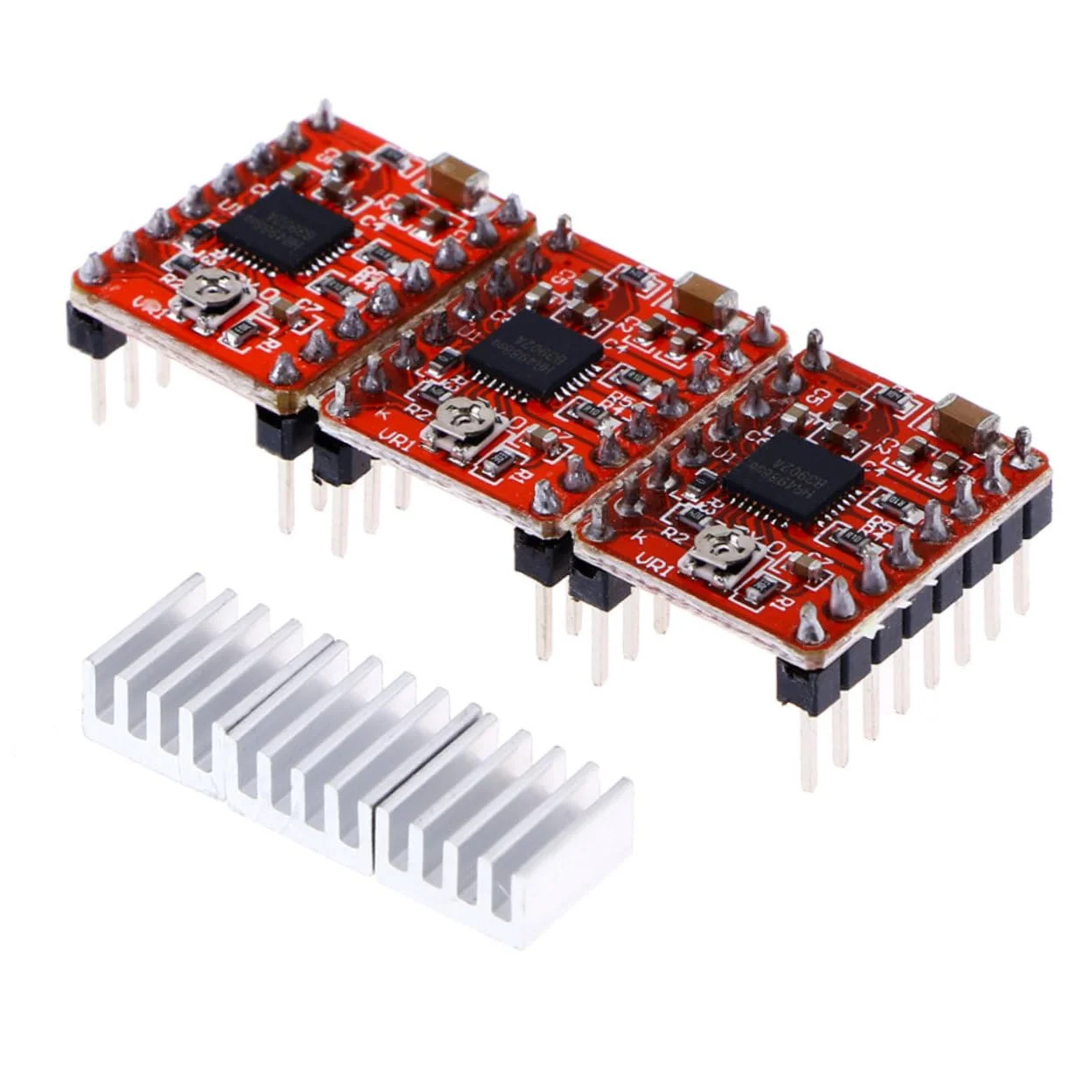 ماژول برد درایور موتور پله ای GLEAVI مدل 15 عددی با کنترل تمام مرحله ماژول برد درایور موتور پله ای GLEAVI مدل 15 عددی با کنترل تمام مرحله