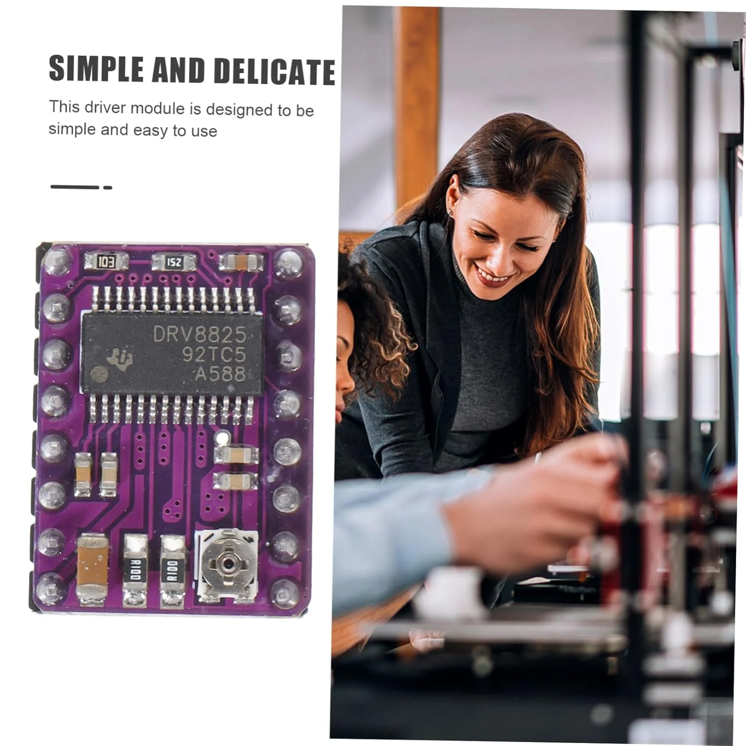 هیت سینک درایور موتور پله ای GLEAVI برای پرینتر سه بعدی A4988 درایور موتور اکسترودر