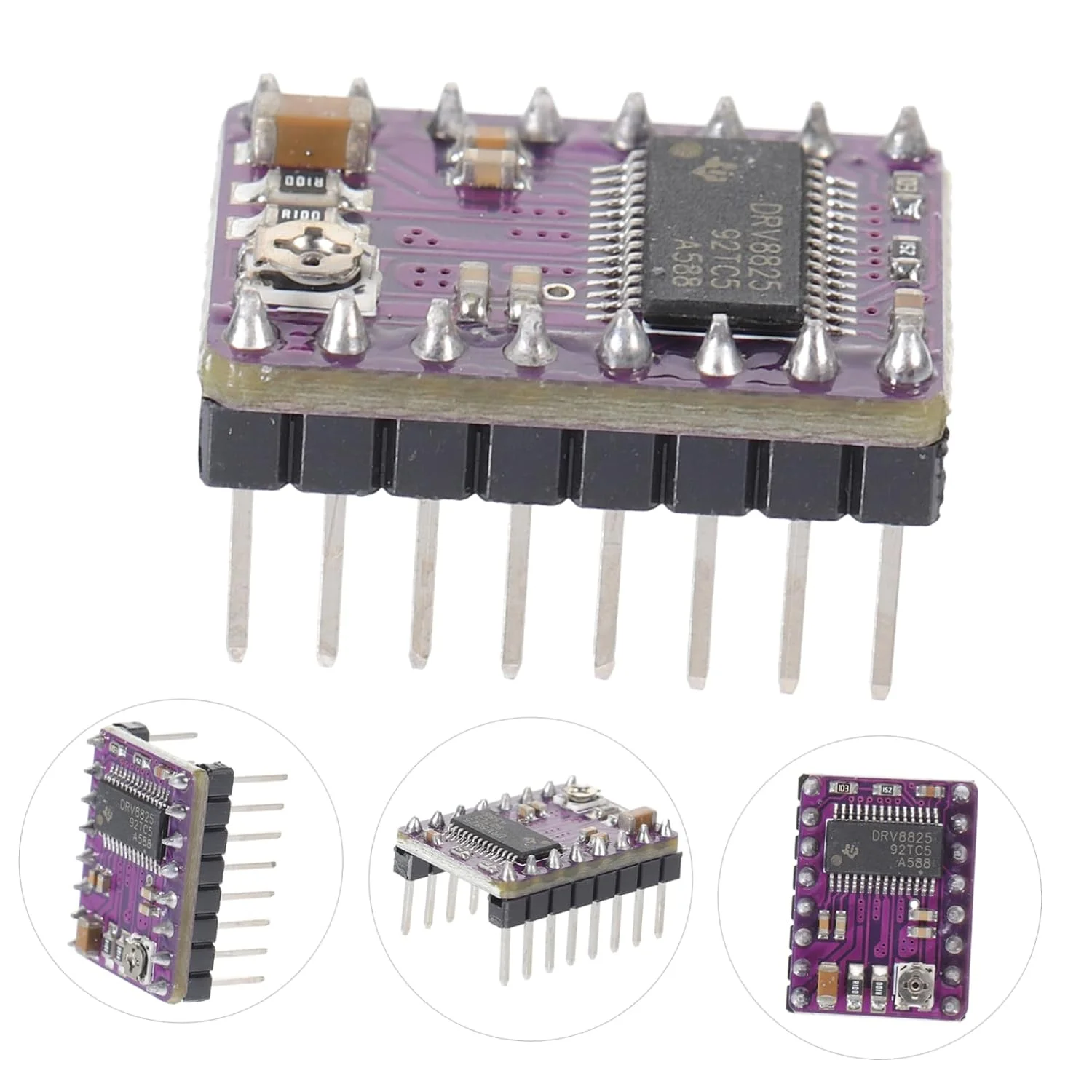 هیت سینک ماژول استپر GLEAVI، یک عددی، برای درایور استپر پرینتر، سازگار با رمپ‌های Rrerap برای چاپ روان و دقیق