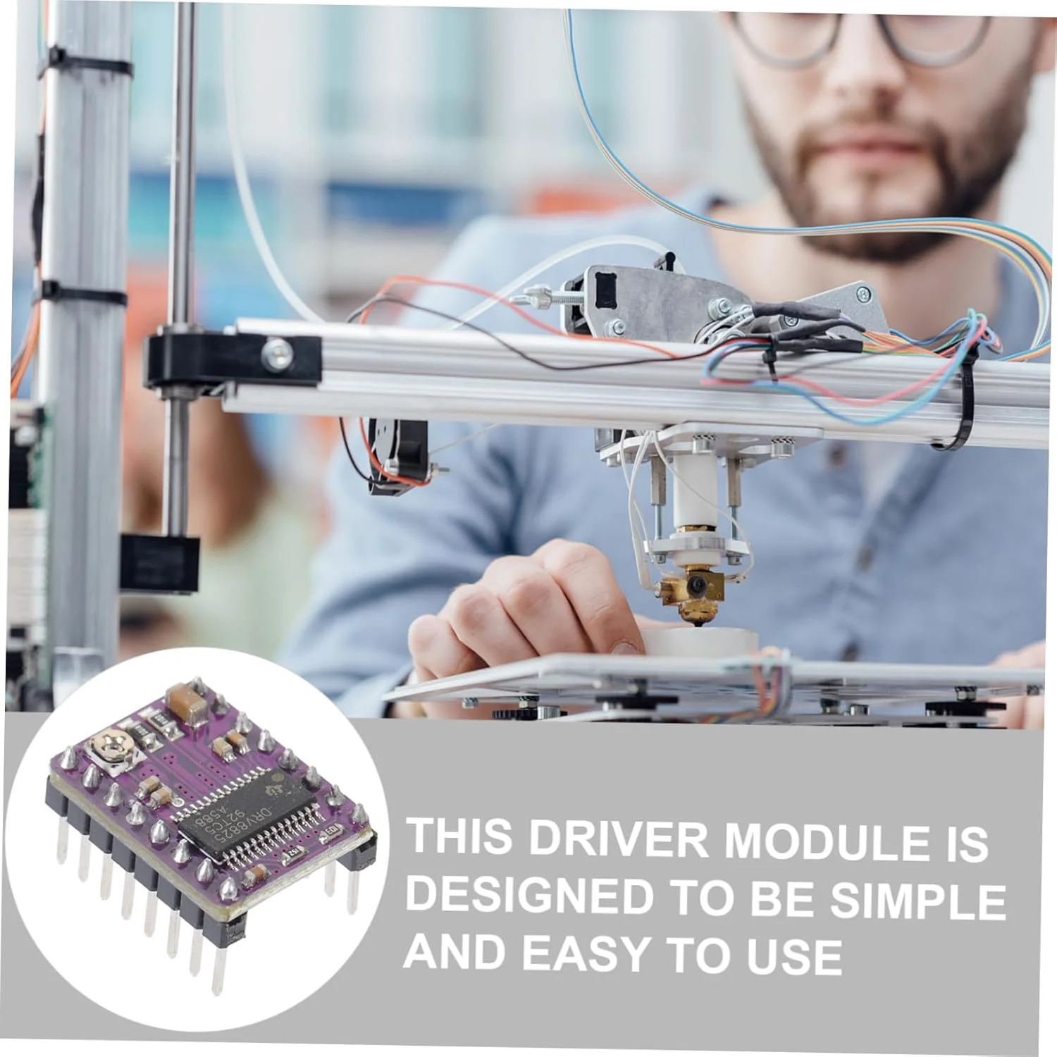 درایور موتور پله ای ژنراتور سروو درایور پله ای هیت سینک ماژول درایور پله ای استارتر میل لنگ توربین سرعت مینی کنترلر پله ای موتور دستی پرینتر سه بعدی Reprap PCB