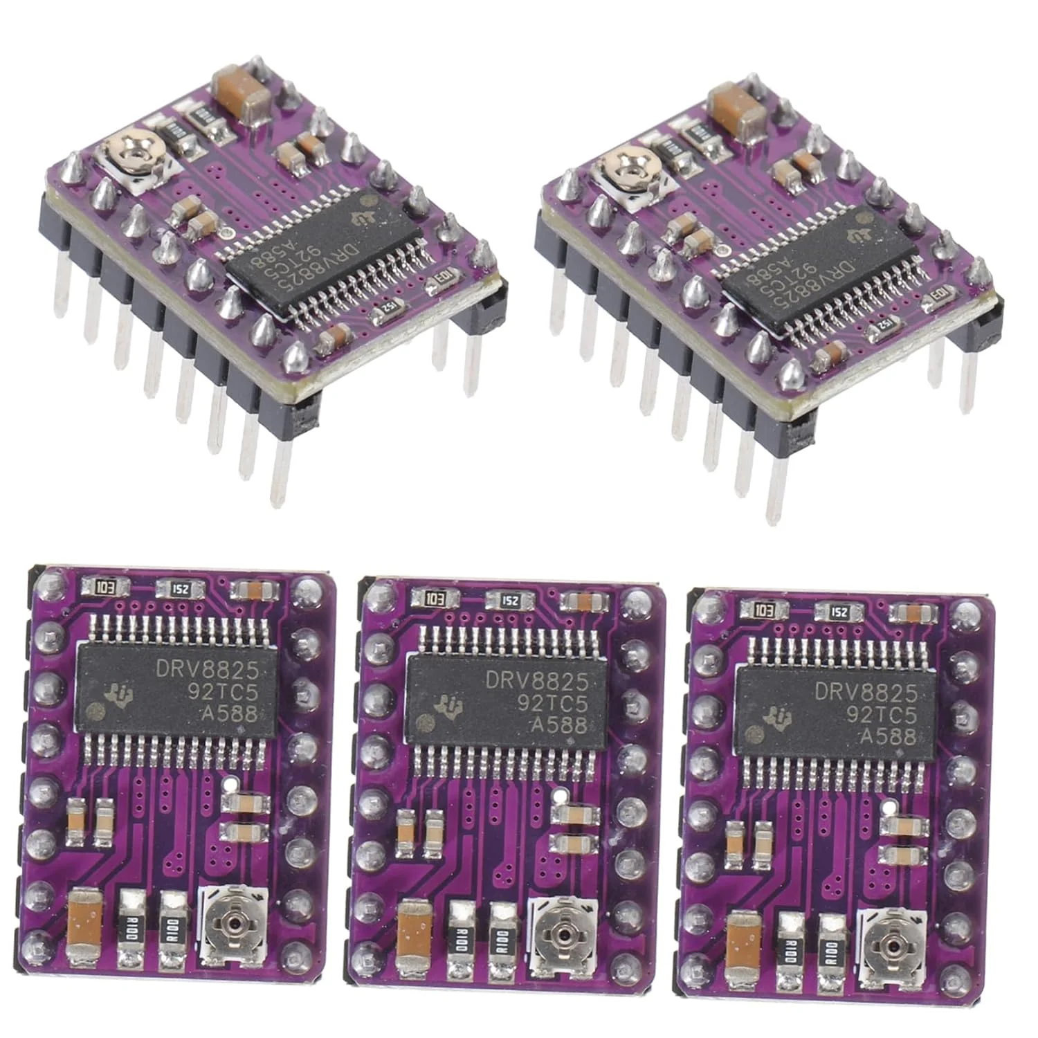 ماژول درایور موتور پله ای پرینتر سه بعدی به همراه هیت سینک برای ثبات بیشتر