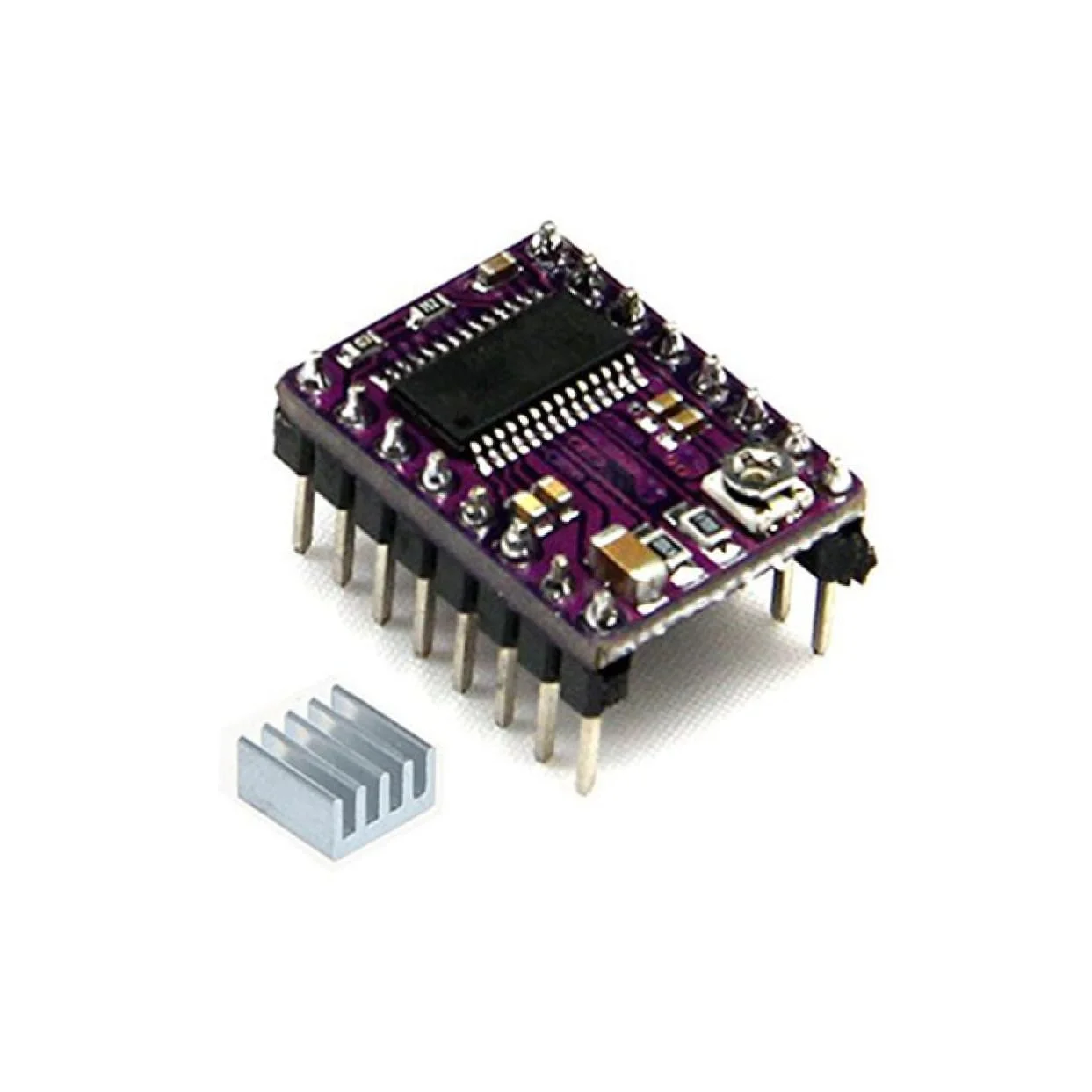 گتویدا 5 عددی ماژول درایور موتور پله ای PCB هیت سینک رابط سازگار پرینتر CNC