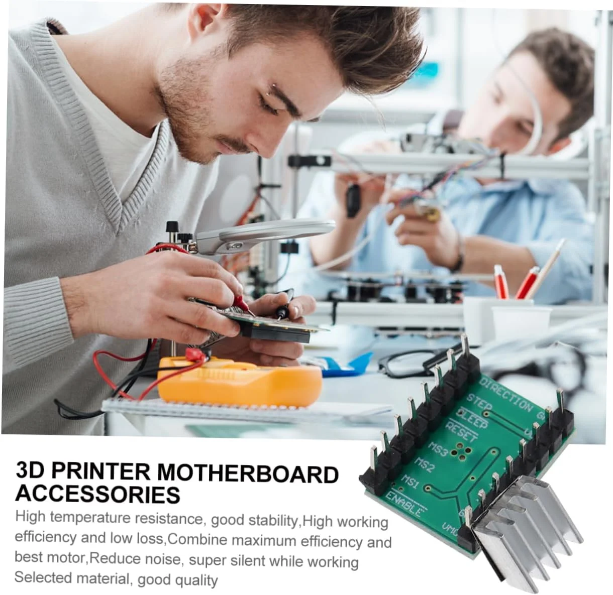 ماژول استپر 12 عددی Gadpiparty برای پرینترها، حالتهای میرایی و عملکرد پایدار برای موتورهای پلهای ماژول استپر 12 عددی Gadpiparty برای پرینترها، حالتهای میرایی و عملکرد پایدار برای موتورهای پلهای