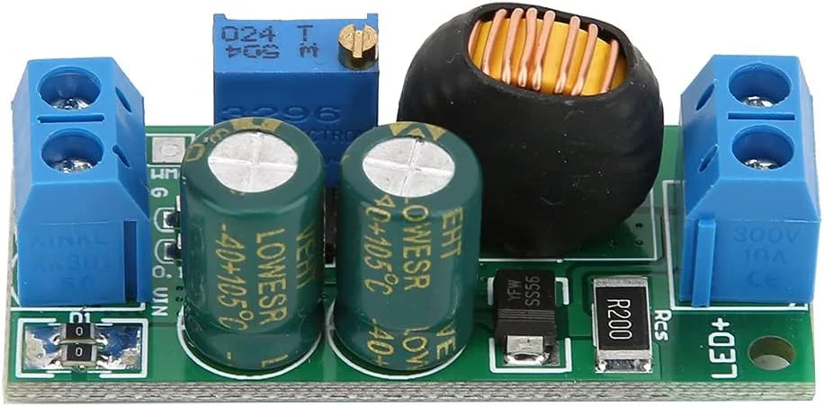 ماژول درایور LED مدل FTVOGUE، ماژول درایور LED با توان 72 وات DC 6-50V و جریان 1-3 آمپر، LED با قابلیت تنظیم جریان بالا LD48AJTA، رابط چاپگر سه بعدی و ماژول های درایور (L 1A 6-16V با ترمینال)